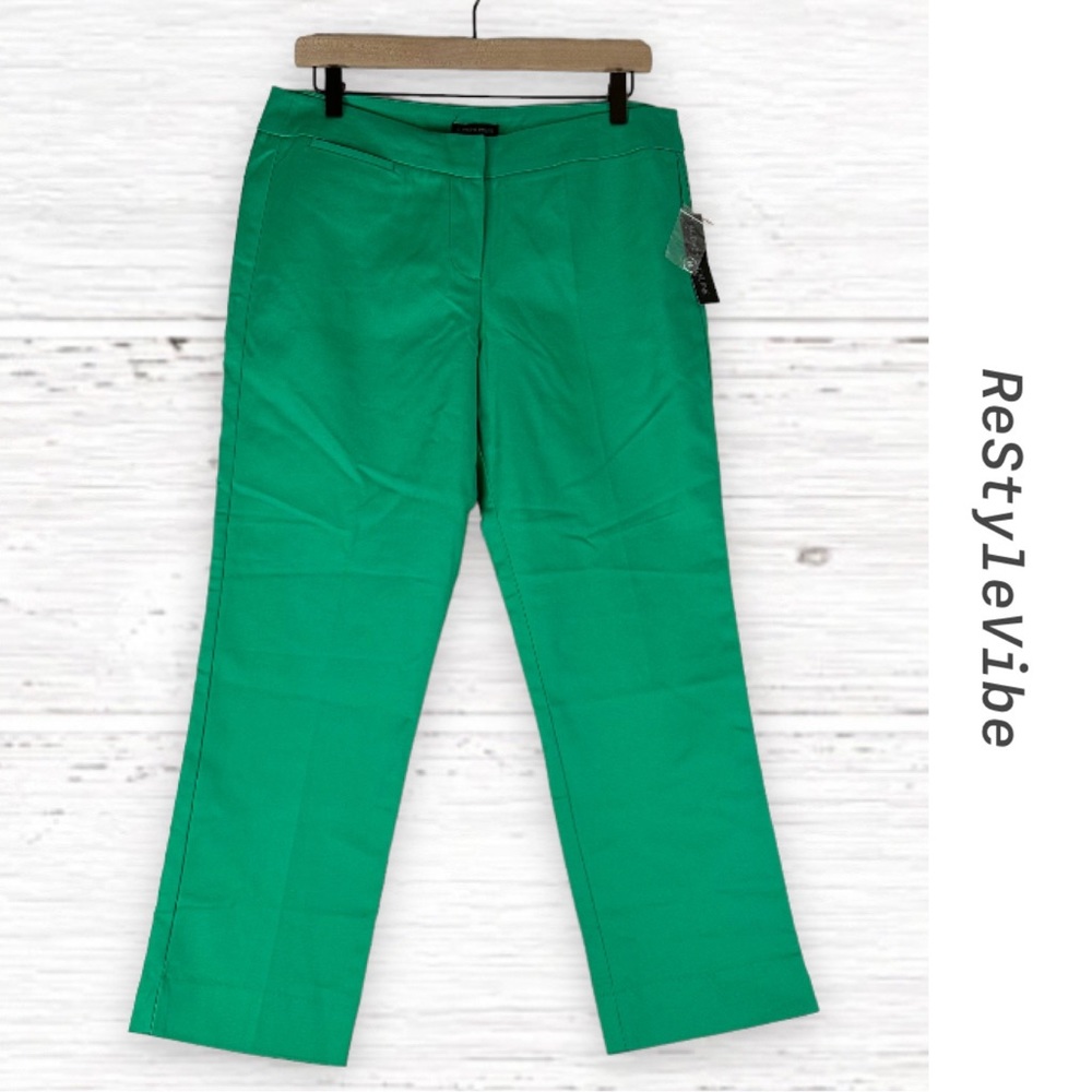 Green Women's Cropped Pants